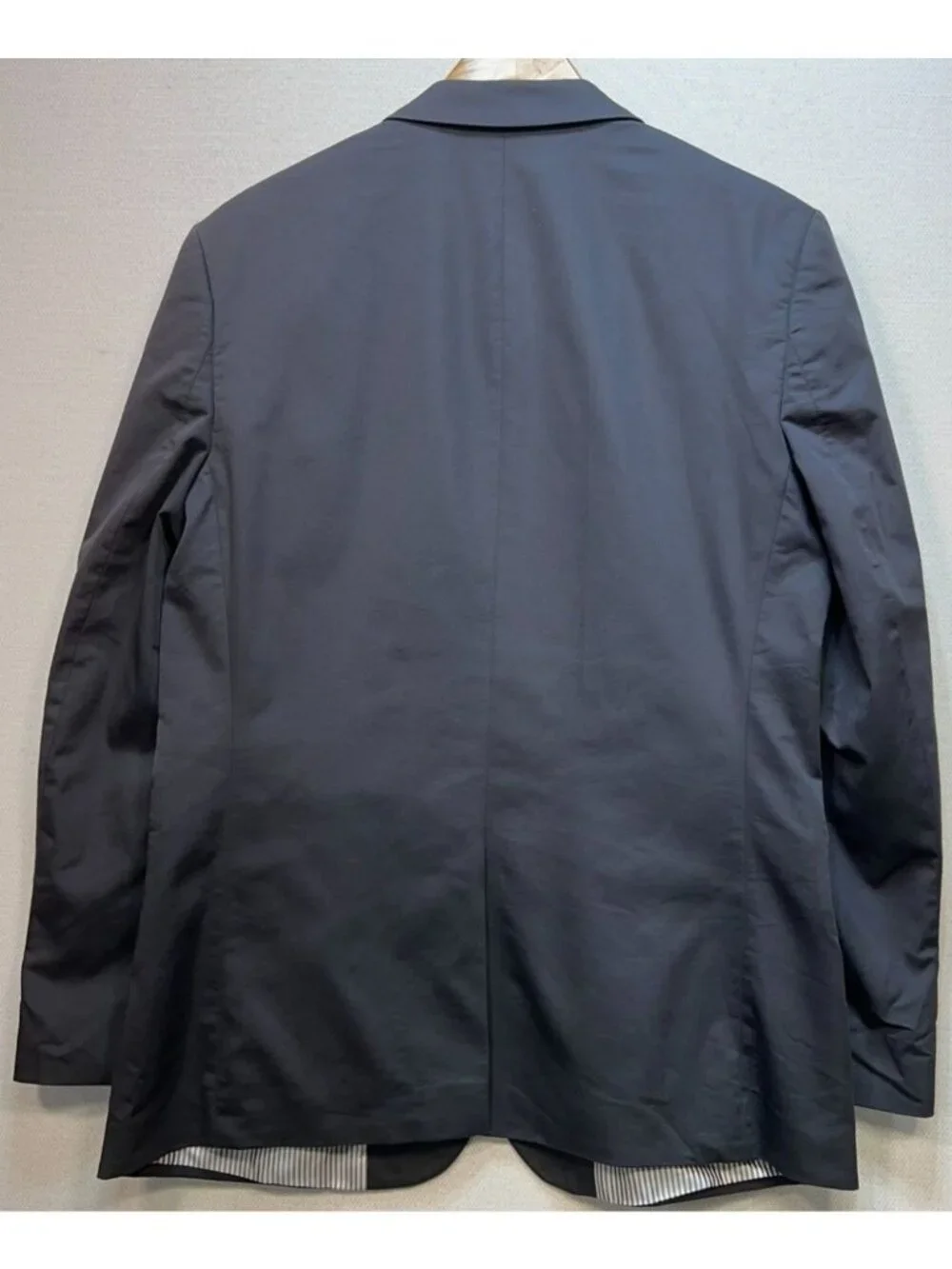 Express Men's Fitted Photographer Sport Blazer Coat Size 40R Gray Long Sleeve